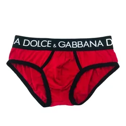 Quần Lót Nam Dolce & Gabbana D&G M3D66J FUGHH Màu Đen Đỏ Size 3