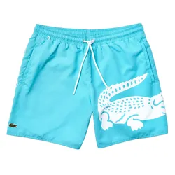 Quần Short Nam Lacoste Big Logo Crocodilo Azul Màu Xanh Dương Size S