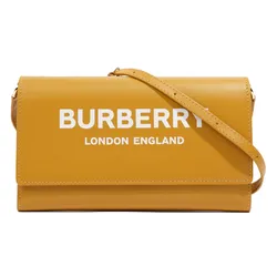 Túi Đeo Chéo Nữ Burberry Womens Crossbody Bag Yellow Leather Màu Vàng