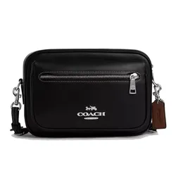 Túi Đeo Chéo Unisex Coach Elias Crossbody With Checkerboard Print CR309 Màu Đen
