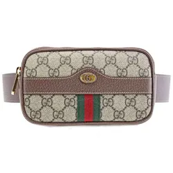 Túi Đeo Hông Gucci Phidia GG Supreme Belt Bag Beige Màu Nâu Be