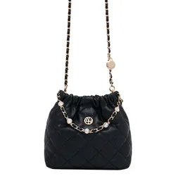 Túi Đeo Vai Nữ Lyn Fontia Mini Demin Shoulder Bags LL24CBF159 Màu Đen