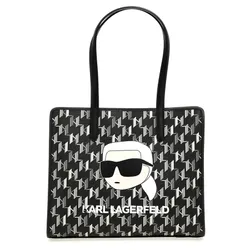 Túi Tote Nữ Karl Lagerfeld K/Ikonik Monogram Large Màu Đen