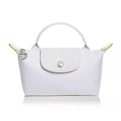 Túi Xách Nữ Longchamp Le Pliage Original Pouch With Handle Màu Trắng