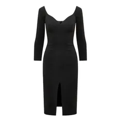 Váy Nữ Elisabetta Franchi In Black AB41536E2 Màu Đen