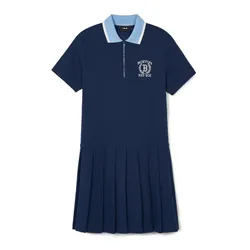 Váy Suông Nữ MLB Classic Sports Tennis Short Sleeve Boston Red Sox Dress 3FOPV0443-43NYS Màu Xanh Navy