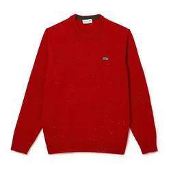 Áo Len Lacoste Men's Pullover Sweater AH2341 7CQ Màu Đỏ Size 2