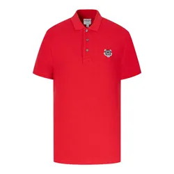 Áo Polo Kenzo Men's Tiger Logo Shirt PF665PO0014BA Màu Đỏ Size XS
