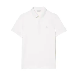 Áo Polo Nam Lacoste Paris Polo Shirt Regular Fit Stretch Cotton Piqué PH5522 51 001 Màu Trắng Size 6