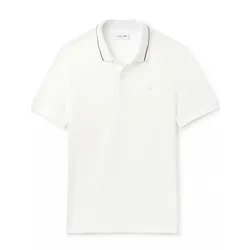Áo Polo Nam Lacoste Regular Fit  Shirt Màu Trắng Size 4