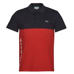 Áo Polo Nam Lacoste Regular Fit Stretch Cotton Colourblock Shirt PH8365 FZJ Màu Đỏ/Navy Size 3