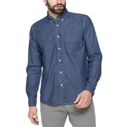 Áo Sơ Mi Carrera Jeans Denim Classic 205A1005A_700 Màu Xanh Đậm Size L