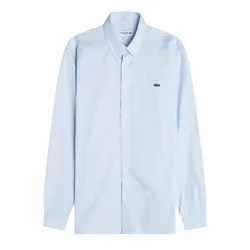 Áo Sơ Mi Dài Tay Nam Lacoste Regular Fit Light Blue Shirt CH2933 T01 Màu Xanh Da Trời Size 38