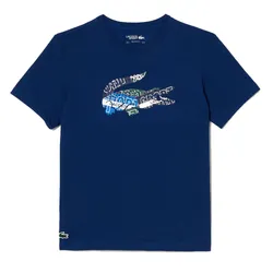 Áo Thun Nam Lacoste Men's Sport Cotton Jersey TShirt TH1801 51 F9F Màu Xanh Blue Size 3