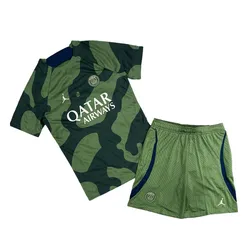 Bộ Quần Áo Cộc Tay Nam Nike Paris Saint-Germain Academy Pro Fourth Màu Xanh Green Size S