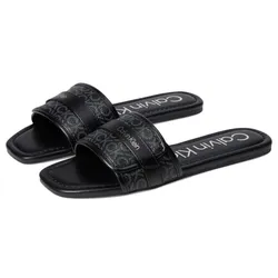 Dép Nữ Calvin Klein CK Bonica Flat Sandal Màu Đen Size 6.5