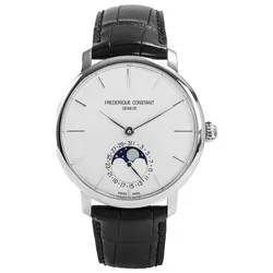 Đồng Hồ Nam Frederique Constant Manufacture Moonphase FC-705S4S6 Màu Đen Trắng