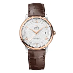 Đồng Hồ Nam Omega De Ville Prestige Co-Axial Chronometer 424.23.40.20.02.002 Màu Nâu