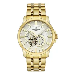 Đồng Hồ Nam SRWATCH Automatic Open Heart SG8871.1402 Màu Vàng Gold