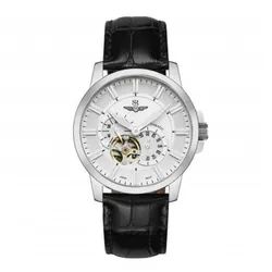 Đồng Hồ Nam SRWATCH Automatic Open Heart SG8872.4102 Màu Đen - Bạc