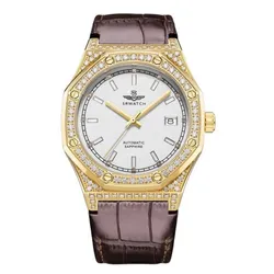 Đồng Hồ Nam SRWATCH Automatic Watch SG99993.4602GLA Màu Nâu Vàng