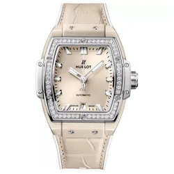 Đồng Hồ Nữ Hublot Spirit Of Bigbang 39mm Ceramic Beige 665.CZ.891B.LR.1204 39mm Màu Be