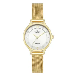 Đồng Hồ Nữ SRWATCH Timepiece Lady Quartz Watch SL1605.1402TE Màu Vàng Gold