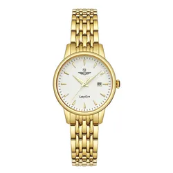 Đồng Hồ Nữ SRWATCH Timepiece Watch SL1072.1402TE Màu Vàng Gold