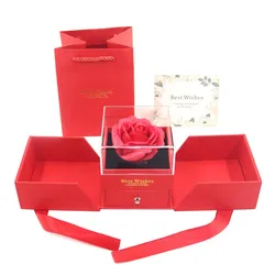 Hộp Quà Tặng Đựng Trang Sức LiLi Jewelry Dạng Ngăn LILI_879955 Màu Đỏ