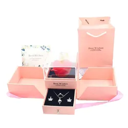 Hộp Quà Tặng Đựng Trang Sức LiLi Jewelry Dạng Ngăn LILI_879955 Màu Hồng