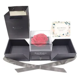 Hộp Quà Tặng Đựng Trang Sức LiLi Jewelry Dạng Ngăn LILI_879955 Màu Xám