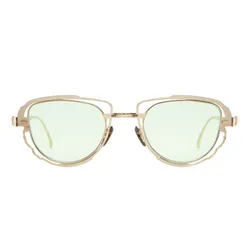 Kính Mát Kuboraum Maske H02 GG Màu Xanh Phối Vàng