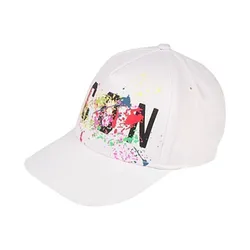 Mũ Dsquared2 Icon Splash Baseball Cap BCM0605 05C00001 1062 Màu Trắng