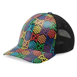 Mũ Gucci GG Psychedelic Baseball Hat Multicolor/Black Phối Màu Size S