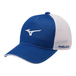 Mũ Mizuno Double Russell Mesh Cap E2MWA00625 Màu Trắng Xanh Dương