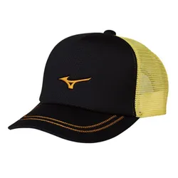 Mũ Mizuno Tennis Cap 62JW8001 Black Gold Màu Đen Vàng Size 56-60