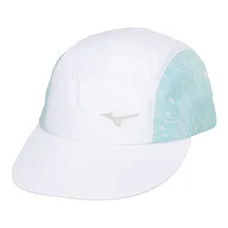 Mũ Nữ Mizuno Running Cap 32JWB301 Màu Trắng Phối Xanh