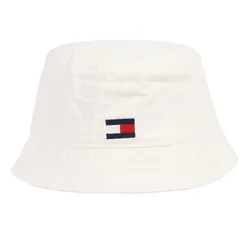 Mũ Tommy Hilfiger Brand Logo Casual Stylish Bucket Hat Màu Trắng Size 56