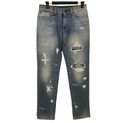 Quần Jean Nam Dolce & Gabbana D&G 14GOLD G4A5LP Màu Xanh Bạc Size 44