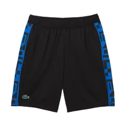 Quần Short Nam Lacoste Sport Contrast Print Tennis Shorts GH9378-51-C31 Màu Đen Phối Xanh Size 2