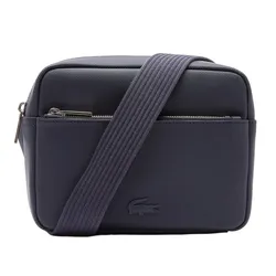 Túi Đeo Chéo Nam Lacoste Men's Classic Petit Piqué Reporter Bag NH3792HC Màu Xanh Navy