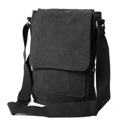 Túi Đeo Chéo Nam Rothco 5795 Vintage Canvas Military Tech Bag Màu Đen