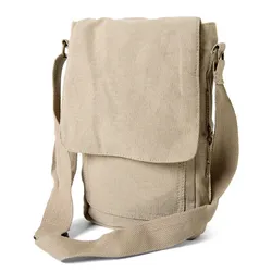 Túi Đeo Chéo Nam Rothco 5795 Vintage Canvas Military Tech Bag Màu Khaki
