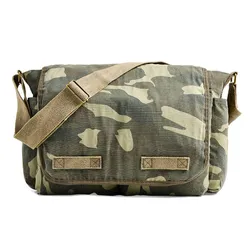 Túi Đeo Chéo Nam Rothco Vintage Washed Canvas Messenger Bag Màu Camo