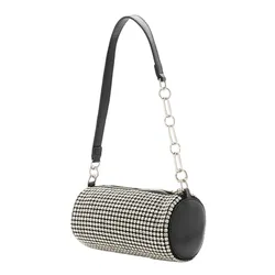 Túi Đeo Vai Nữ Pazzion Gina Diamante Embellished Mini Duffle Shoulder Bag W806SIL00M Màu Bạc