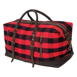 Túi Du Lịch Rothco Boston Bag Màu Kẻ Đỏ