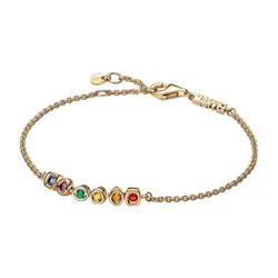 Vòng Đeo Tay Nữ Pandora Marvel The Avengers Infinity Stones Chain Bracelet 562960C01 Màu Vàng