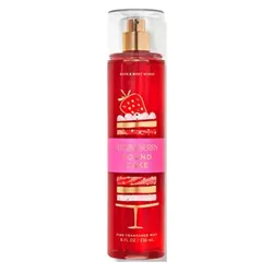 Xịt Thơm Toàn Thân Bath & Body Works Body Mist Strawberry Pound Cake 236ml Ngọt Ngào