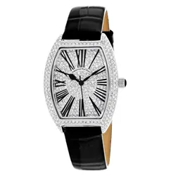 Đồng Hồ Nữ Christian Van Sant Chic Quartz Silver Dial CV4840 Màu Đen Bạc