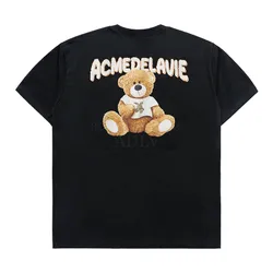 Áo Phông Acmé De La Vie ADLV Rabbit Bear ADLV-24SS-SSARTB-BLK Tshirt Màu Đen